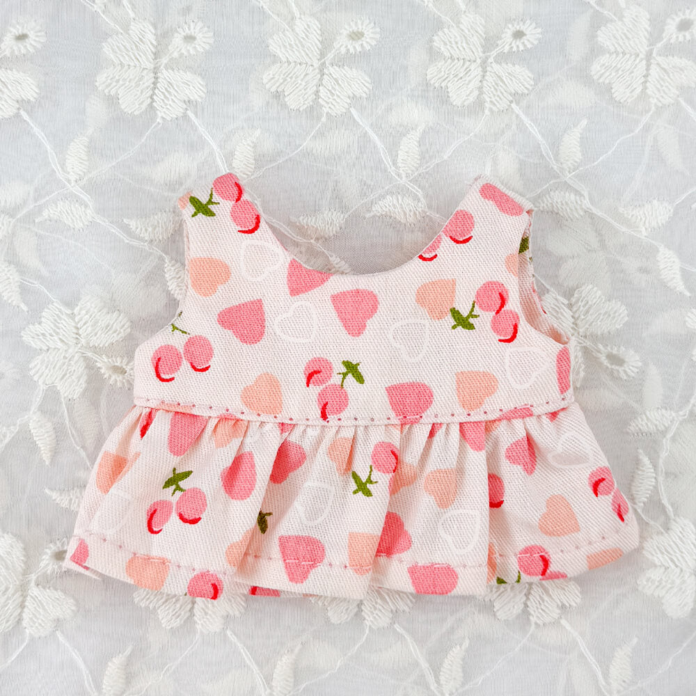 10cm 15cm 20cm Plush Doll Clothes: Floral Summer Dress – niannyyhouse