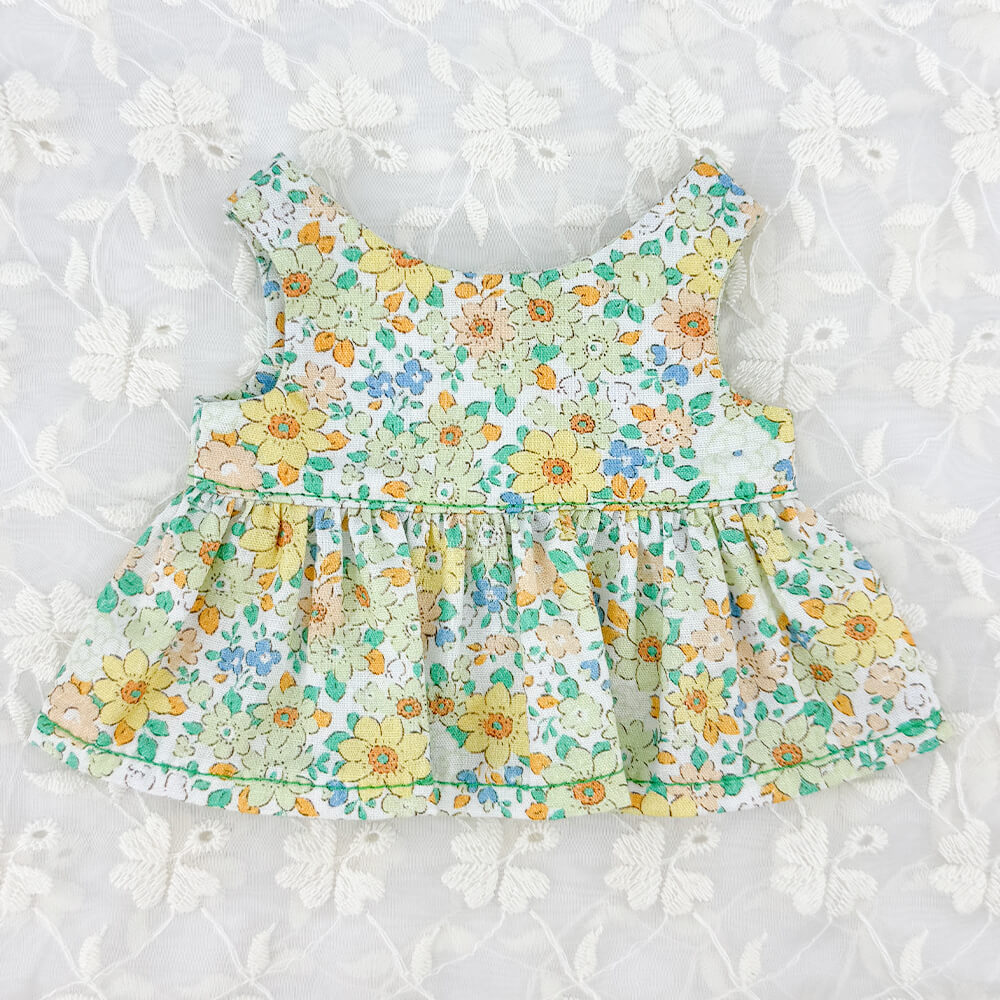 10cm 15cm 20cm Plush Doll Clothes: Floral Summer Dress – niannyyhouse