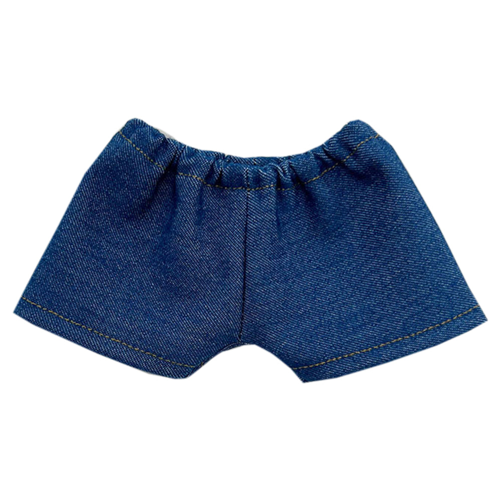 Solid Color Jeans for 10cm 15cm 20cm Plush Doll – Style A Straight / Style B Rolled Cuff | 4 Colours - Detail Image 10 of 16