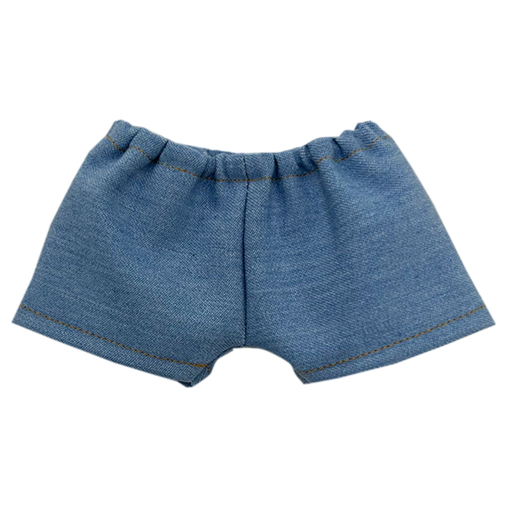 Solid Color Jeans for 10cm 15cm 20cm Plush Doll – Style A Straight / Style B Rolled Cuff | 4 Colours - Detail Image 11 of 16