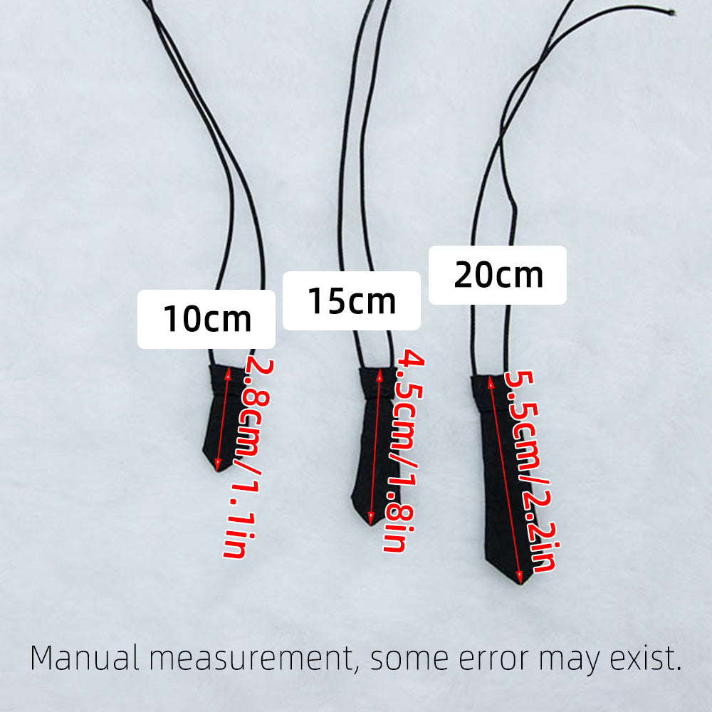 niannyyhouse 10cm-20cm Plush Doll Necktie (Compatible with Labubu) - Detail Showcase Angle 4 | niannyyhouse