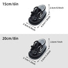 Leather Shoes for 15cm 20cm Plush Doll - 4 Colors | Stand-Friendly Design