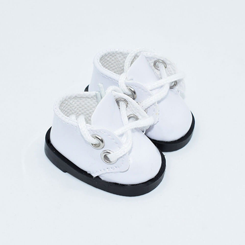 Leather Shoes for 15cm 20cm Plush Doll - 4 Colors | Stand-Friendly Design