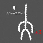 2PCs Movable Skeleton Figure Frame Full Body Model DIY Plush Toy Making Accessories - 20cm / A - niannyyhouse