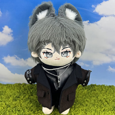Overcoat Suit for 20cm Plush Doll – Classic Formal Coat Outfit