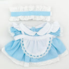 Maid Uniform Set for 20cm Plush Doll - 3-Piece with Apron doll clothes