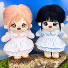 Simple Maid Uniform Set for 20cm Plush Doll - 3-Piece with Apron - Detail View 6 - niannyyhouse