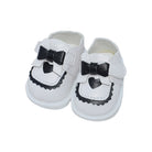 Heart Shaped Bow Leather Shoes for 20cm Plush Doll - 5.5cm Stand-Friendly doll clothes