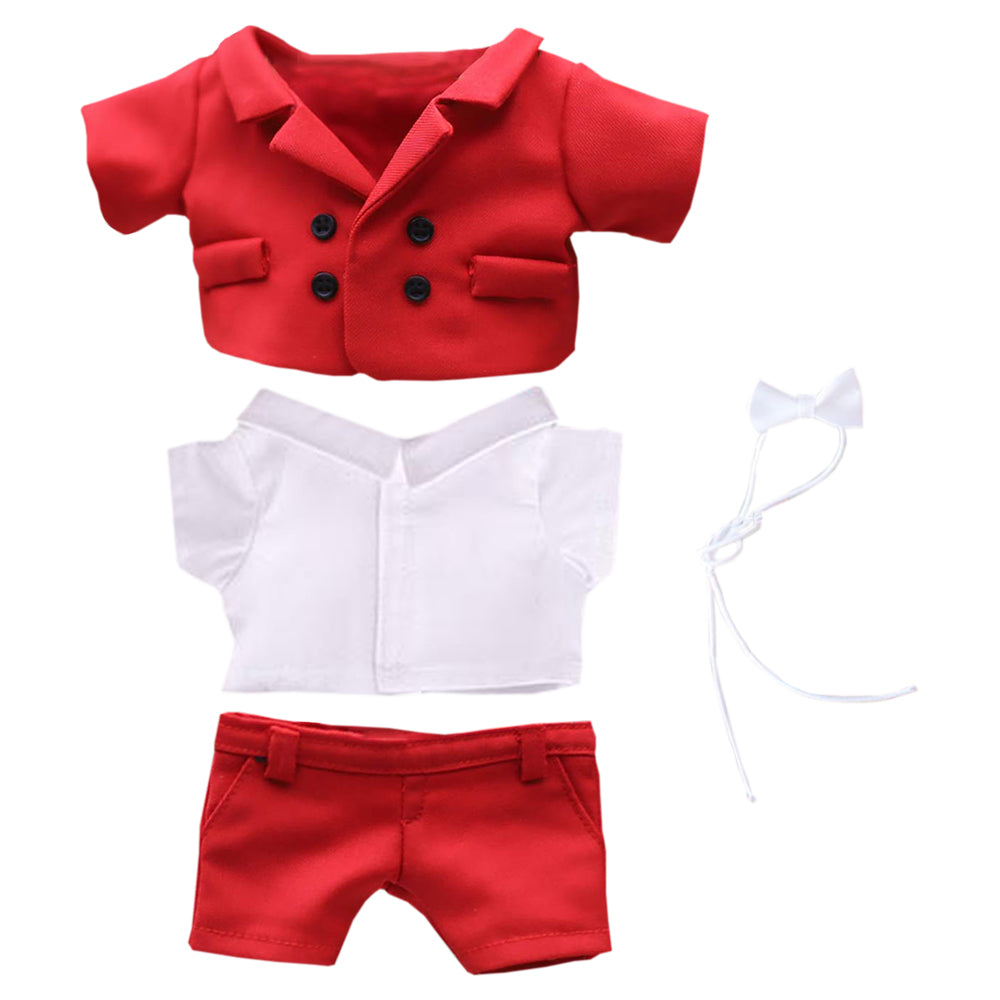 Niannyyhouse Puppenkleidung Set – Anzug Mit Weste & Hose Für 20 Cm Plüschpuppen