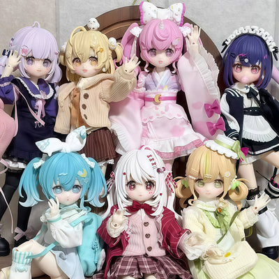 niannyyhouse 1/8 BJD Blind Box Polaris Series Action Figure, with Clothes, Dress-Up, Articulated Figure, Collectible Ornament, Blind Box - view 2