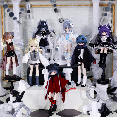 niannyyhouse 1/8 BJD Blind Box Derailment Protocol Series, with Clothes, Articulated Figure, Collectible Ornament, Dress-Up, Blind Box - view 2