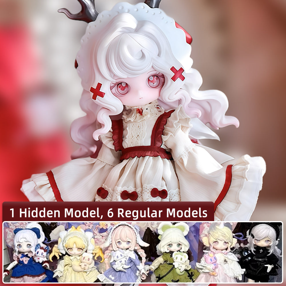 1/12 BJD Blind Box Figurines, Ball Jointed Doll with Clothes, Elf