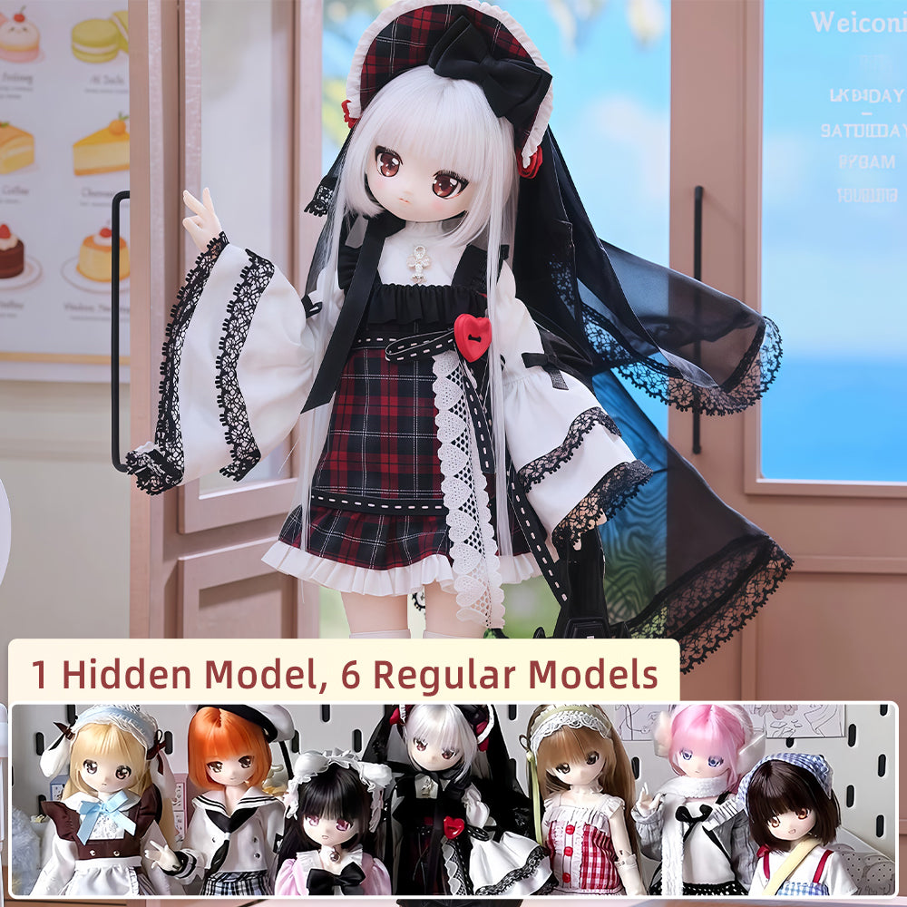 niannyyhouse BJD Blind Box Star Island Series | Collectible Ornaments, Articulated Mini Figure, Complete Clothes Set, Dress-Up - Detail Image 3 of 9