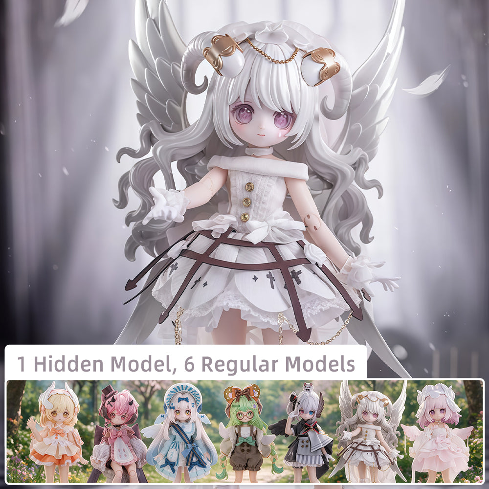 niannyyhouse 1/8 BJD Blind Box Light and Shadow Series Action Figure, 