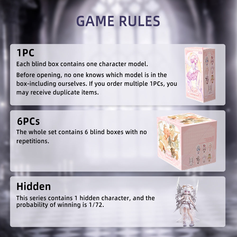 niannyyhouse 1/8 BJD Blind Box Light and Shadow Series Action Figure, 