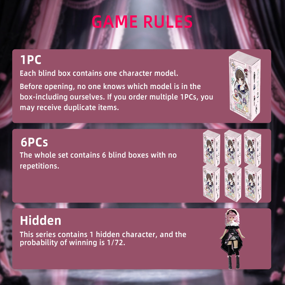Girls Returning Home 1/6 BJD Blind Box 9.8in Figures | niannyyhouse
