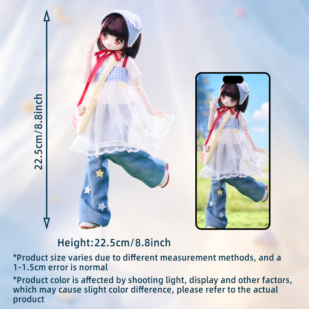 niannyyhouse BJD Blind Box Star Island Series | Collectible Ornaments, Articulated Mini Figure, Complete Clothes Set, Dress-Up - Detail Image 5 of 9