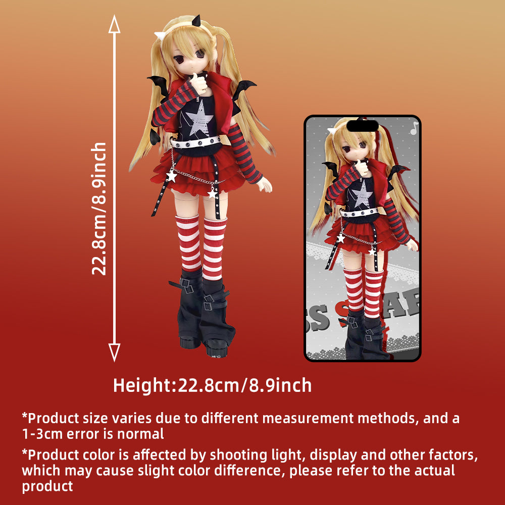 BJD Blind Box Figurines, Ball Jointed Doll with Clot