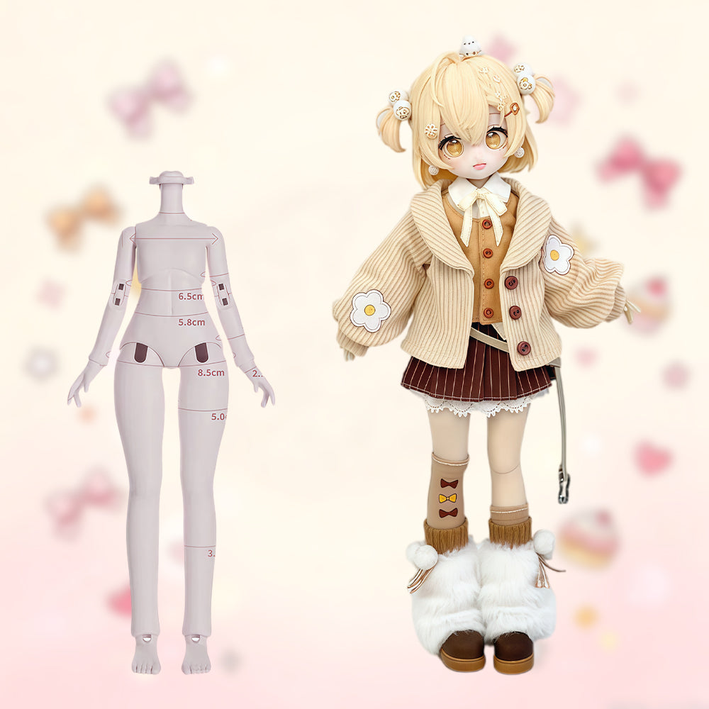 niannyyhouse 1/8 BJD Blind Box Polaris Series Action Figure, with Clot