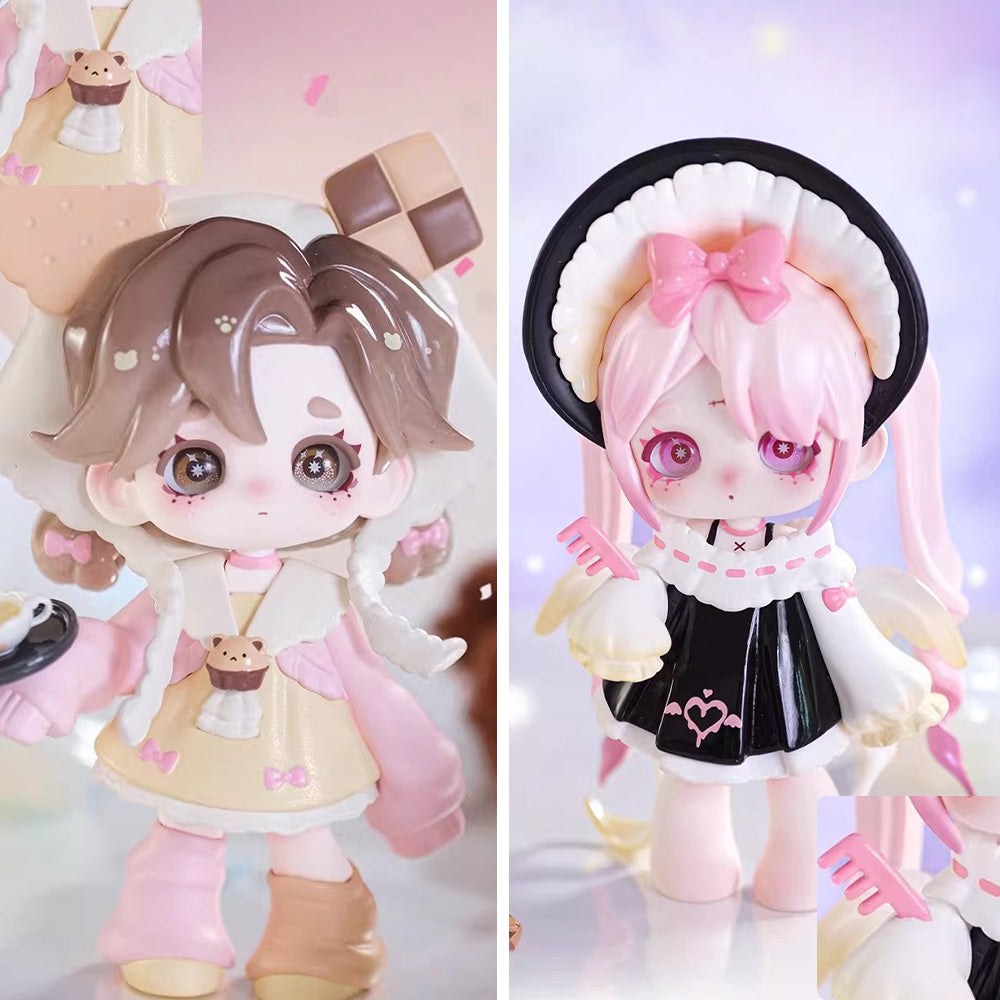 niannyyhouse Blind Box Figure, PVC Collectable Dolls, Magic Mirror Par