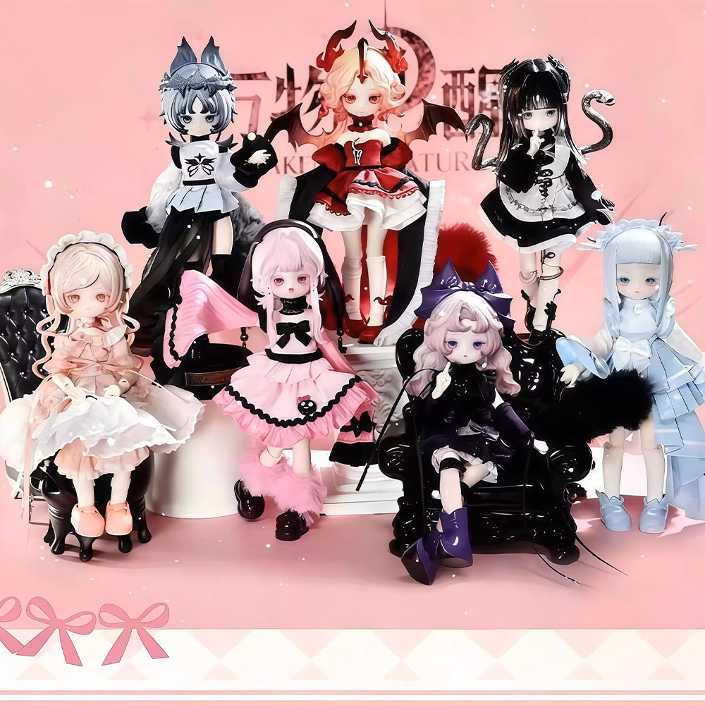 BJD Blind Box Figurines, 1/8 Ball Jointed Doll with – niannyyhouse