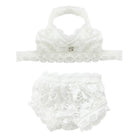 niannyyhouse 1/4 1/3 BJD Doll Lingerie Underwear Set (Top & Panties) - Detail Showcase Angle 2 | niannyyhouse