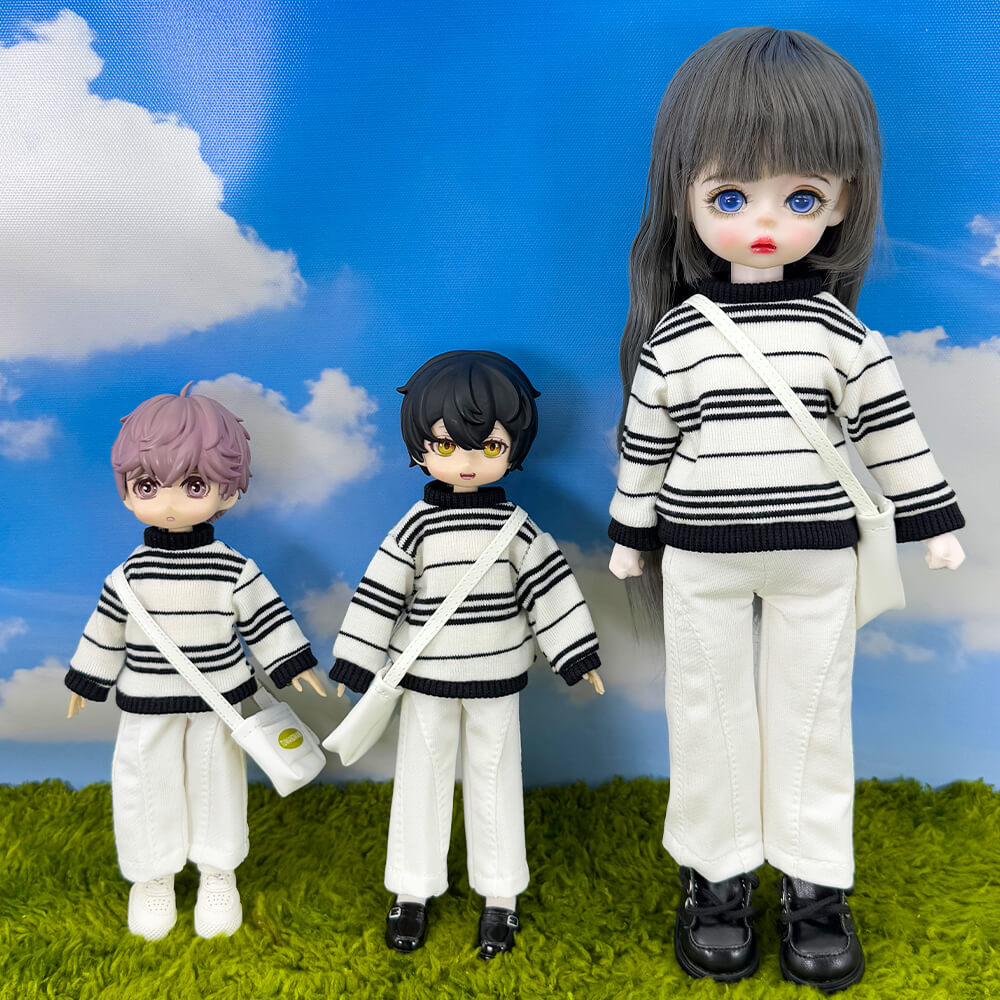 1/12 1/8 1/6 BJD Sweater Pants Backpack: 3-Piece Outfit – niannyyhouse