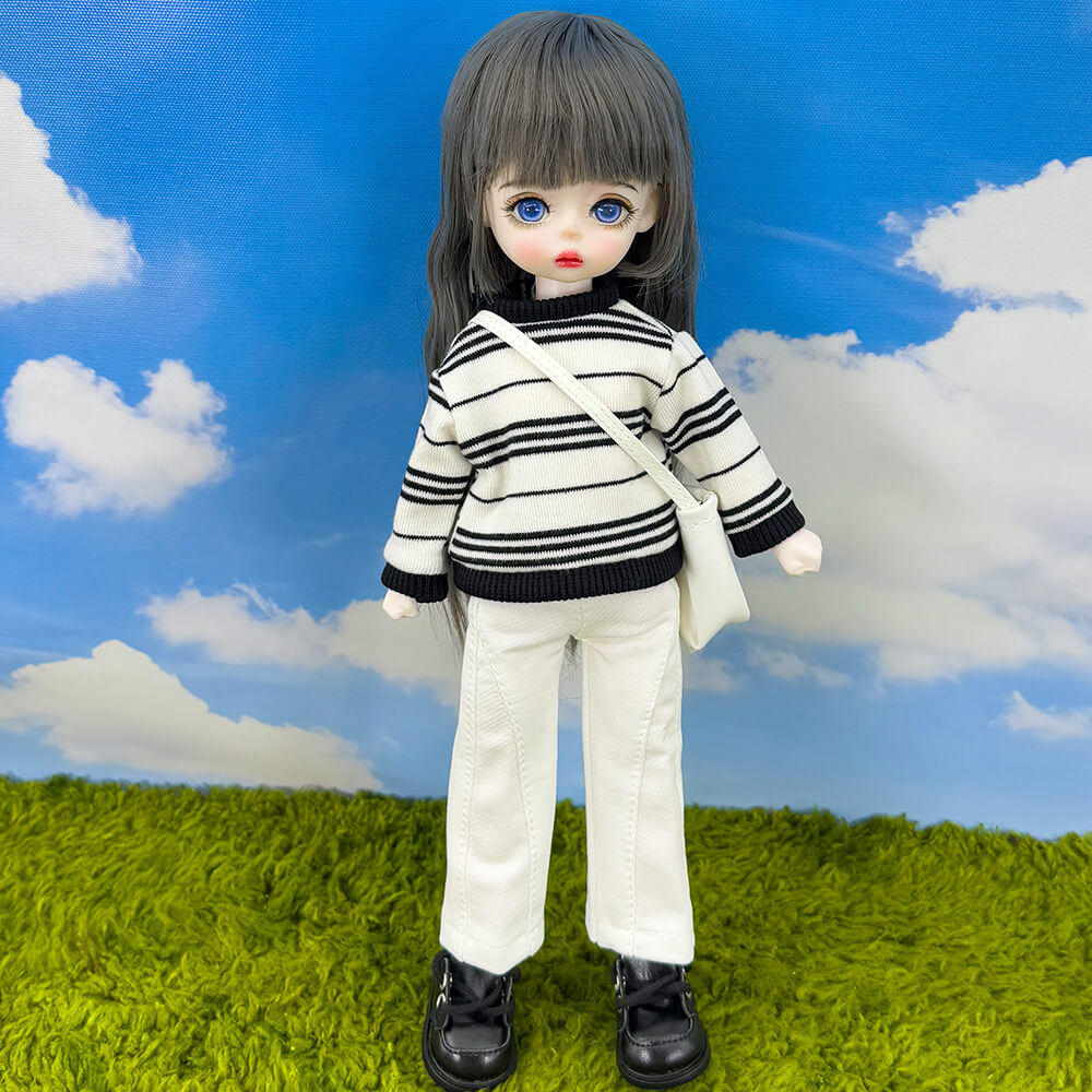 1/12 1/8 1/6 BJD Sweater Pants Backpack: 3-Piece Outfit – niannyyhouse