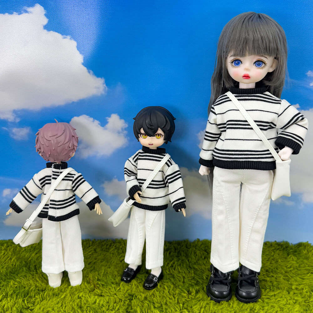 1/12 1/8 1/6 BJD Sweater Pants Backpack: 3-Piece Outfit – niannyyhouse