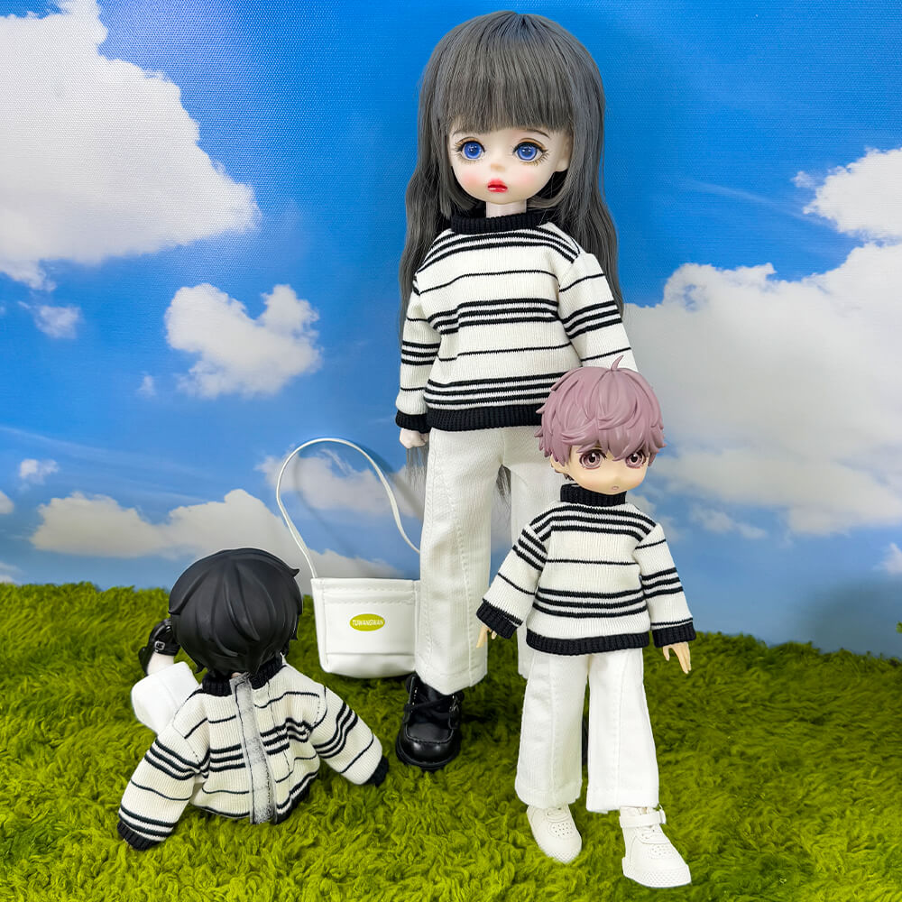 1/12 1/8 1/6 BJD Sweater Pants Backpack: 3-Piece Outfit – niannyyhouse