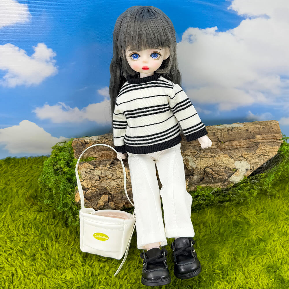 1/12 1/8 1/6 BJD Sweater Pants Backpack: 3-Piece Outfit – niannyyhouse