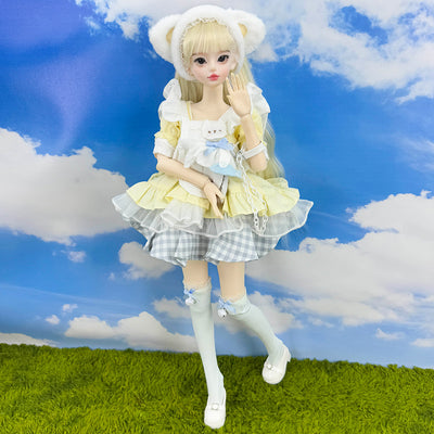Princess Outfit for 1/4 BJD Doll – 45cm Ball Jointed Doll Dress