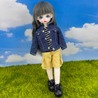 niannyyhouse 1/6 BJD Doll Cargo Shorts Casual Pocket Pants - Detail Showcase Angle 9 | niannyyhouse