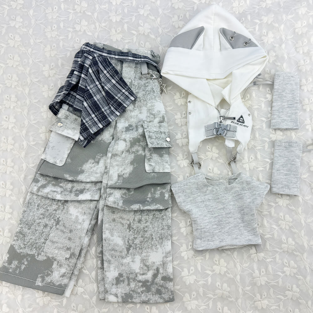 niannyyhouse 1/4 BJD Doll Mist Forbidden Zone Trendy Outfit Set - Detail Showcase 11 | niannyyhouse