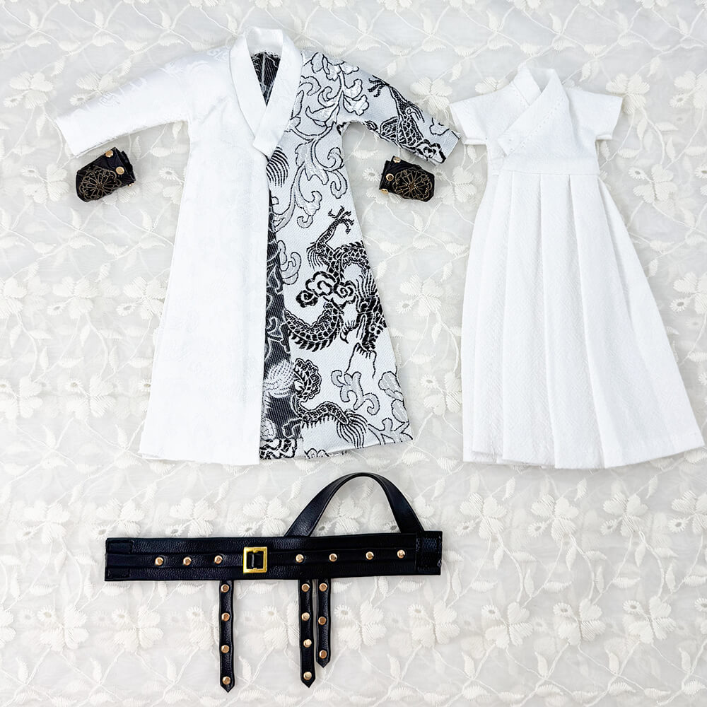 niannyyhouse 1/8 BJD Doll Traditional Hanfu Clothes Set Action Figure 