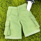 niannyyhouse 1/6 BJD Doll Cargo Shorts Casual Pocket Pants - Detail Showcase Angle 2 | niannyyhouse