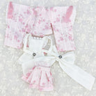 niannyyhouse OB22 OB24 Doll Pink Yukata Kimono Outfit 4-Piece Set - Detail Showcase 11 | niannyyhouse