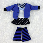niannyyhouse Large 1/12 BJD Doll Academy Uniform 4-Piece Set (4.7in-5.5in) - Packaging & Scale Reference | niannyyhouse