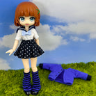 niannyyhouse Large 1/12 BJD Doll Academy Uniform 4-Piece Set (4.7in-5.5in) - Detail Showcase 3 | niannyyhouse