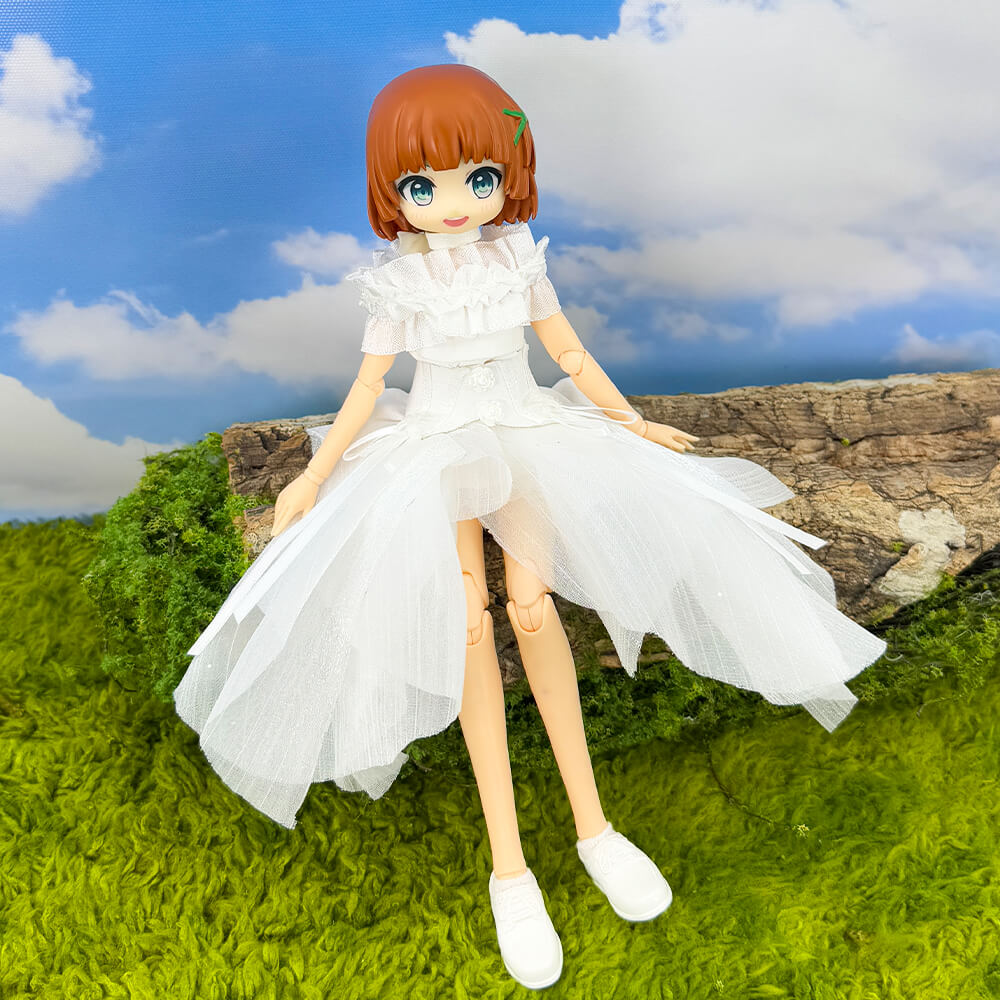 niannyyhouse OB22 OB24 Doll Clothes Wedding Dress Set Action Figure Dr