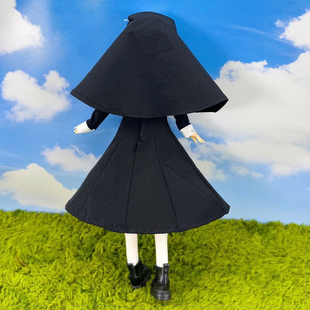 niannyyhouse Doll Clothes Nun Outfit for OB22 OB24 Action Figure Dress