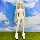 niannyyhouse 1/4 1/3 BJD Doll Lingerie Underwear Set (Top & Panties) - Detail Showcase Angle 6 | niannyyhouse
