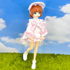 niannyyhouse OB22 OB24 Doll Pink Yukata Kimono Outfit 4-Piece Set - Detail Showcase 6 | niannyyhouse