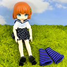niannyyhouse Large 1/12 BJD Doll Academy Uniform 4-Piece Set (4.7in-5.5in) - Detail Showcase 8 | niannyyhouse