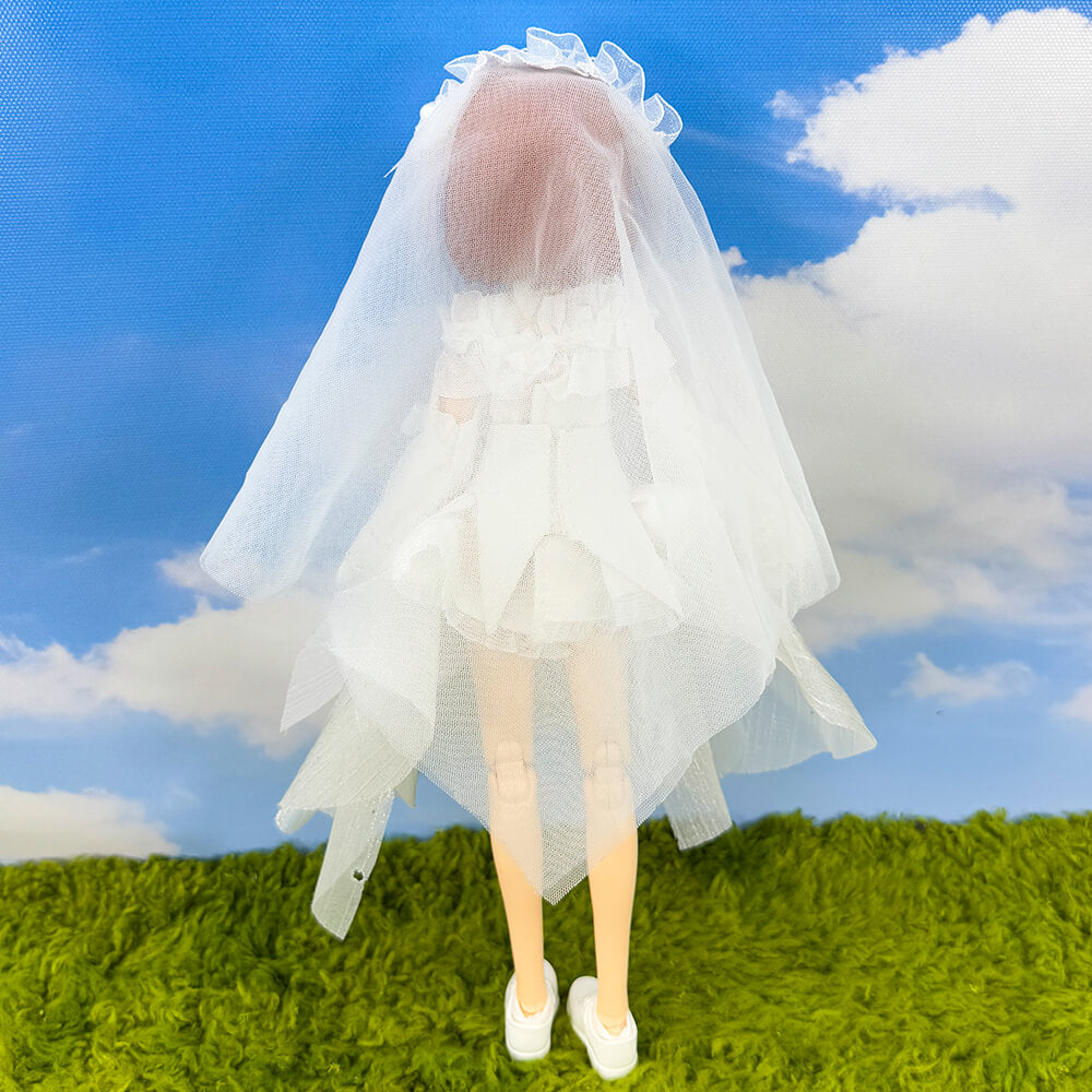niannyyhouse OB22 OB24 Doll Clothes Wedding Dress Set Action Figure Dr