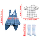 niannyyhouse Large 1/12 BJD Doll Fantasy Elf Suit Outfit Set (4.7in-5.5in) - Detail Showcase 4 | niannyyhouse