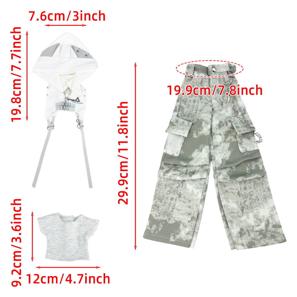 niannyyhouse 1/4 BJD Doll Mist Forbidden Zone Trendy Outfit Set - Detail Showcase 3 | niannyyhouse