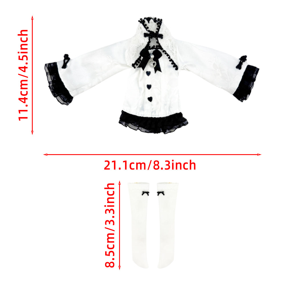 niannyyhouse OB22 OB24 Doll Bunny Girl Cosplay Outfit 3-Piece Set - Detail Showcase 4 | niannyyhouse