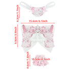 niannyyhouse OB22 OB24 Doll Pink Yukata Kimono Outfit 4-Piece Set - Detail Showcase 4 | niannyyhouse