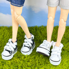 niannyyhouse OB22 OB24 1/8 BJD Doll Canvas Shoes 2-Pair Set (3.7cm Sole) - Main Product View | niannyyhouse